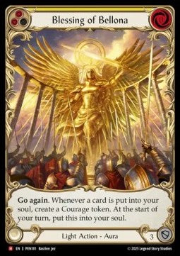Blessing of Bellona (Extended Art) [PEN181] (Compendium Of Rathe) Cold Foil