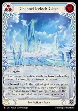 Channel Iceloch Glaze (Extended Art) [PEN229] (Compendium Of Rathe) Cold Foil