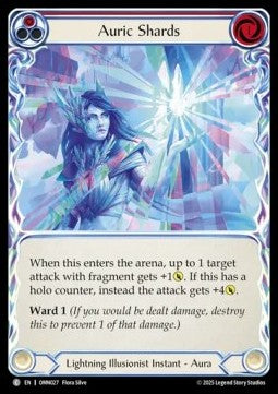 Auric Shards (Red) [OMN027] (Omens of the Third Age) Rainbow Foil