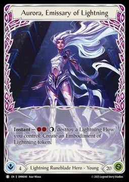 Aurora, Emissary of Lightning [OMN048] (Omens of the Third Age) Regular