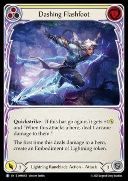 Dashing Flashfoot [OMN053] (Omens of the Third Age) Rainbow Foil