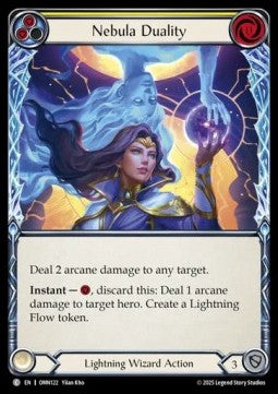 Nebula Duality (Yelllow) [OMN122] (Omens of the Third Age) Regular