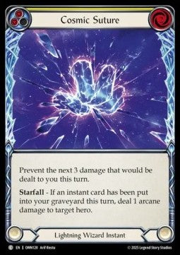 Cosmic Suture (Yellow) [OMN128] (Omens of the Third Age) Rainbow Foil