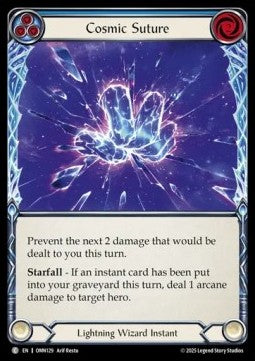 Cosmic Suture (Blue) [OMN129] (Omens of the Third Age) Rainbow Foil