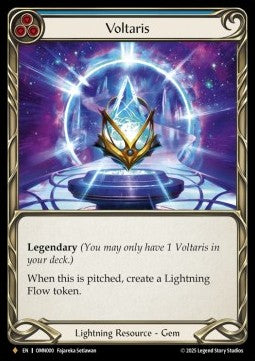 Voltaris [OMN000] (Omens of the Third Age) Rainbow Foil