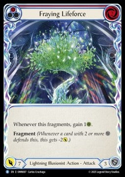 Fraying Lifeforce [OMN007] (Omens of the Third Age) Regular