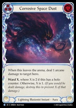 Corrosive Space Dust (Blue) [OMN014] (Omens of the Third Age) Regular
