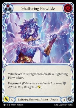 Shattering Flowtide (Red) [OMN024] (Omens of the Third Age) Regular