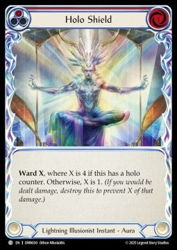 Holo Shield (Red) [OMN030] (Omens of the Third Age) Regular