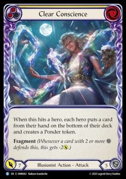 Clear Conscience (Yellow) [OMN042] (Omens of the Third Age) Regular