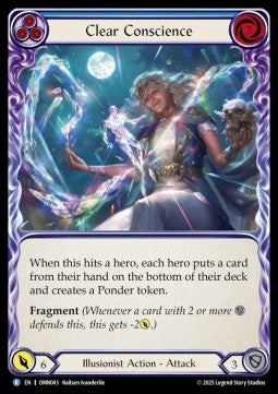 Clear Conscience (Blue) [OMN043] (Omens of the Third Age) Regular