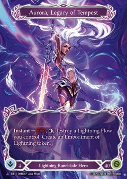 Aurora, Legacy of Tempest (Marvel) [OMN047] (Omens of the Third Age) Cold Foil