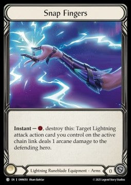 Snap Fingers [OMN050] (Omens of the Third Age) Regular