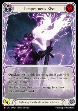 Tempestuous Kiss (Extended Art) [OMN051] (Omens of the Third Age) Cold Foil