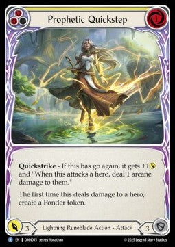 Prophetic Quickstep [OMN055] (Omens of the Third Age) Rainbow Foil