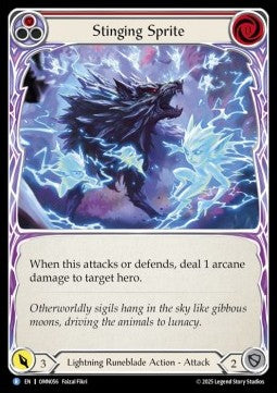 Stinging Sprite (Red) [OMN056] (Omens of the Third Age) Regular