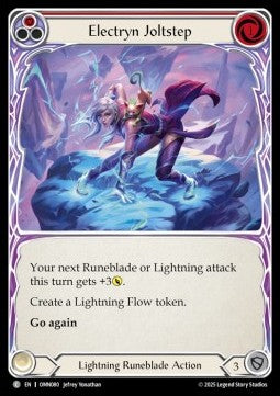 Electryn Joltstep (Red) [OMN080] (Omens of the Third Age) Rainbow Foil