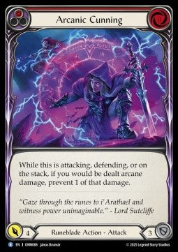 Arcanic Cunning (Red) [OMN088] (Omens of the Third Age) Rainbow Foil