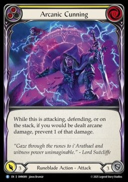 Arcanic Cunning (Yellow) [OMN089] (Omens of the Third Age) Rainbow Foil
