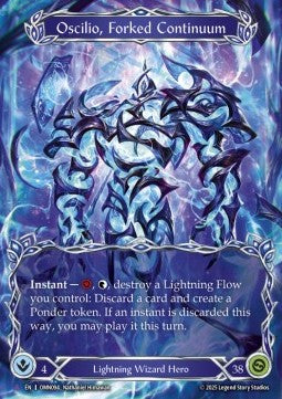 Oscilio, Forked Continuum (Marvel) [OMN094] (Omens of the Third Age) Cold Foil