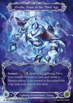 Oscilio, Scion of the Third Age (Marvel) [OMN095] (Omens of the Third Age) Cold Foil