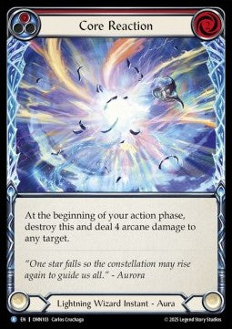 Core Reaction (Red) [OMN103] (Omens of the Third Age) Rainbow Foil