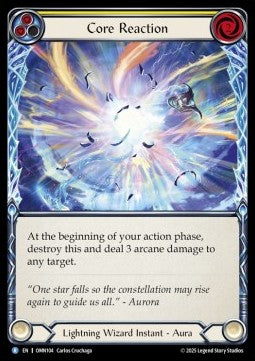 Core Reaction (Yellow) [OMN104] (Omens of the Third Age) Regular