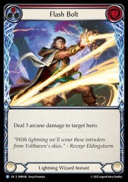 Flash Bolt (Red) [OMN106] (Omens of the Third Age) Rainbow Foil