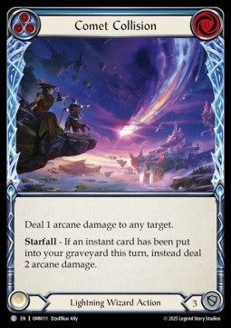 Comet Collision (Blue) [OMN111] (Omens of the Third Age) Regular