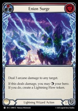 Enion Surge (Red) [OMN112] (Omens of the Third Age) Regular