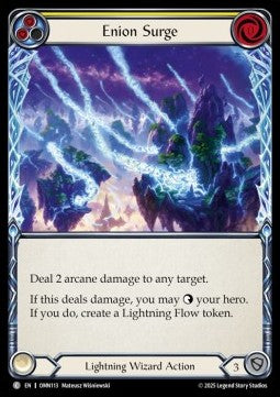 Enion Surge (Yellow) [OMN113] (Omens of the Third Age) Regular