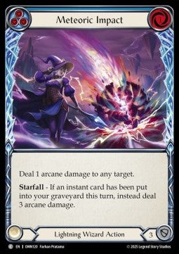 Meteoric Impact (Blue) [OMN120] (Omens of the Third Age) Regular
