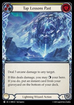 Tap Lessons Past (Yellow) [OMN125] (Omens of the Third Age) Rainbow Foil