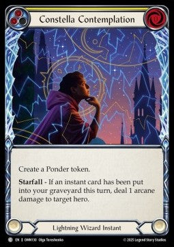 Constella Contemplation [OMN130] (Omens of the Third Age) Rainbow Foil