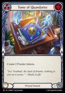 Tome of Quandaries [OMN133] (Omens of the Third Age) Regular