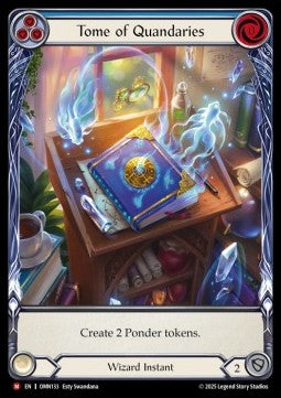 Tome of Quandaries (Extended Art) [OMN133] (Omens of the Third Age) Cold Foil