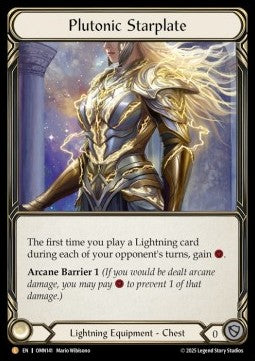Plutonic Starplate [OMN141] (Omens of the Third Age) Rainbow Foil