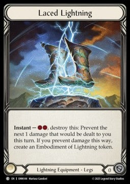 Laced Lightning [OMN144] (Omens of the Third Age) Regular