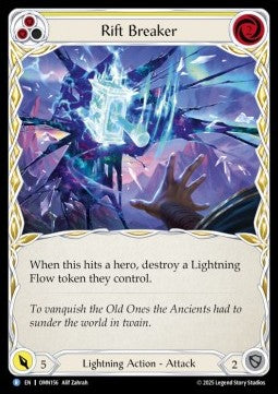 Rift Breaker (Yellow) [OMN156] (Omens of the Third Age) Rainbow Foil