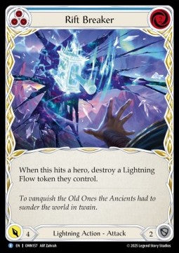 Rift Breaker (Blue) [OMN157] (Omens of the Third Age) Rainbow Foil