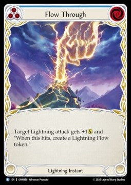 Flow Through [OMN158] (Omens of the Third Age) Rainbow Foil