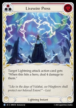 Livewire Press [OMN159] (Omens of the Third Age) Regular