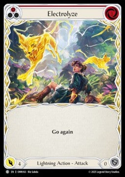 Electrolyze (Red) [OMN163] (Omens of the Third Age) Rainbow Foil