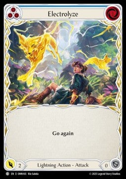 Electrolyze (Blue) [OMN165] (Omens of the Third Age) Rainbow Foil