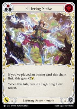 Flittering Spike (Red) [OMN166] (Omens of the Third Age) Rainbow Foil