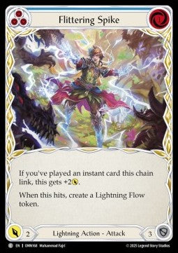 Flittering Spike (Blue) [OMN168] (Omens of the Third Age) Rainbow Foil