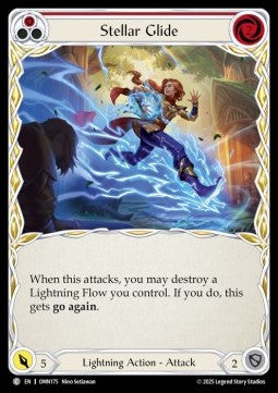 Stellar Glide (Red) [OMN175] (Omens of the Third Age) Rainbow Foil
