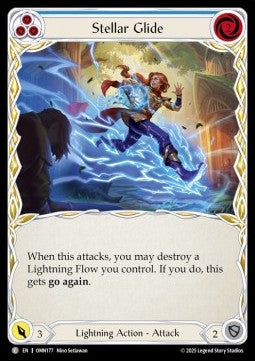 Stellar Glide (Blue) [OMN177] (Omens of the Third Age) Regular