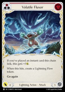 Volatile Fluxor (Red) [OMN178] (Omens of the Third Age) Regular
