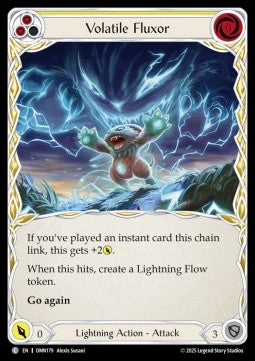 Volatile Fluxor (Yellow) [OMN179] (Omens of the Third Age) Rainbow Foil